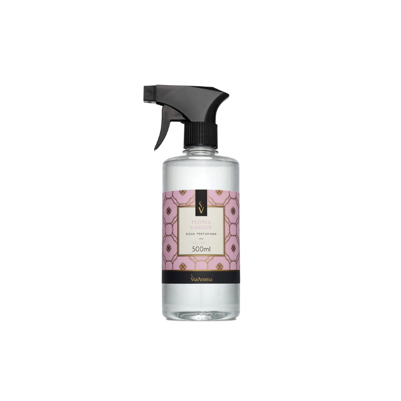 Agua Perfumada 500Ml Peonia Garden Via Aroma