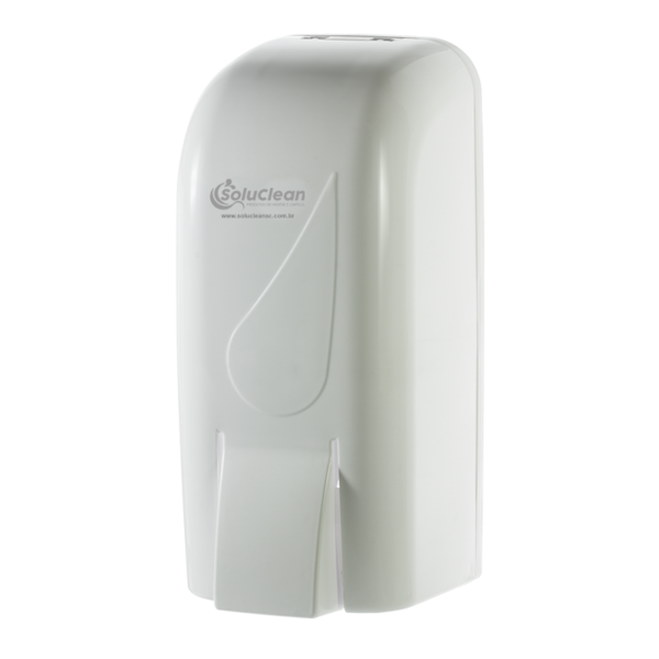 Saboneteira Branca C/Reservatório 800Ml Liq/Gel Fortcom