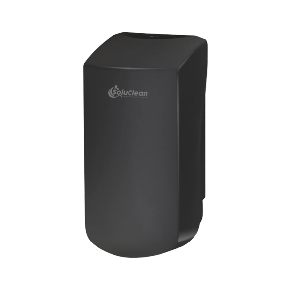 Saboneteira Mazzo Preta C/ Reservatorio 800Ml Fortcom