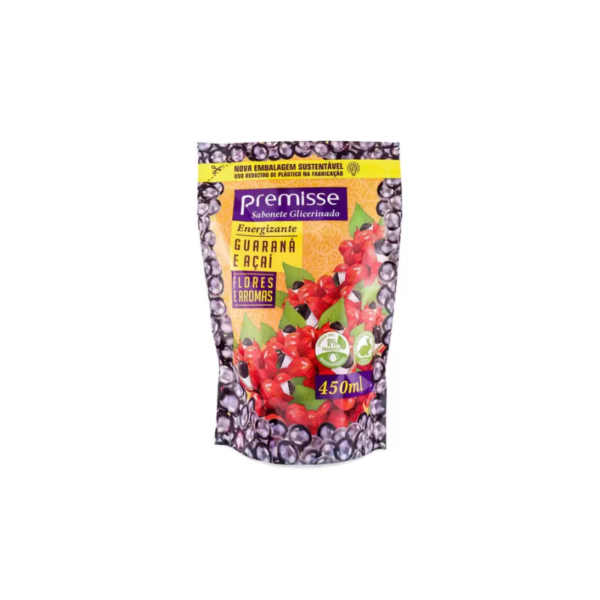 Sabonete Liquido 450Ml Refil Guarana E Acai Premisse