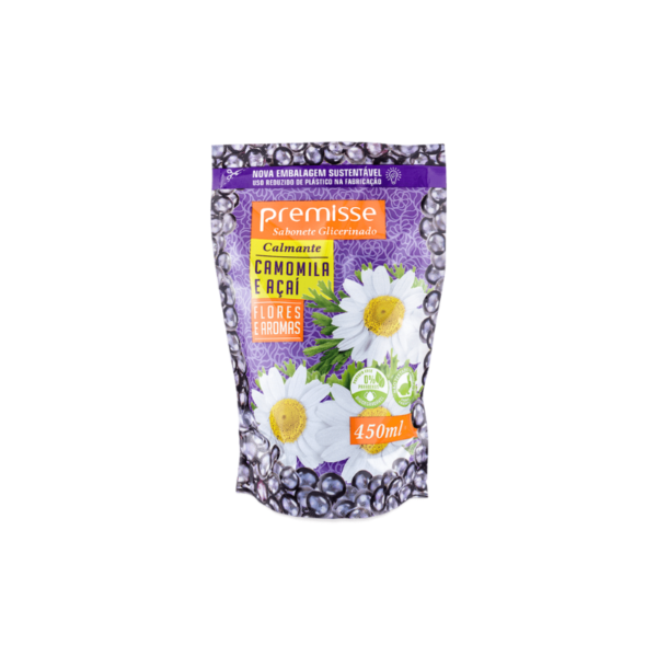 Sabonete Liquido 450Ml Refil Acai E Camomila Premisse