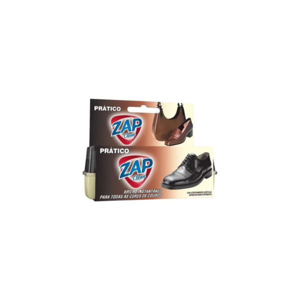 Brilho Pratico Para Sapatos  Zap Clean Incolor Secar