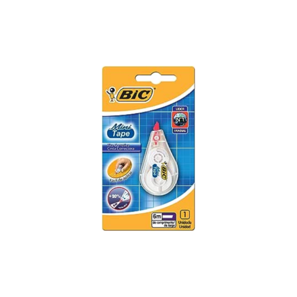 Corretivo Em Fita 4,2Mmx6M Mini Tape Bic